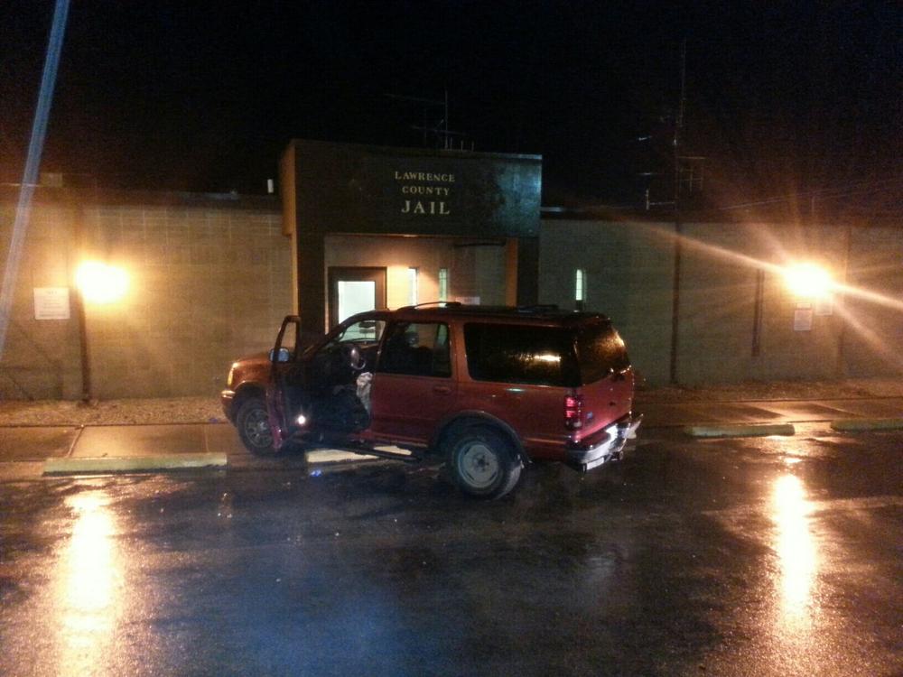 Vehicle driven into building